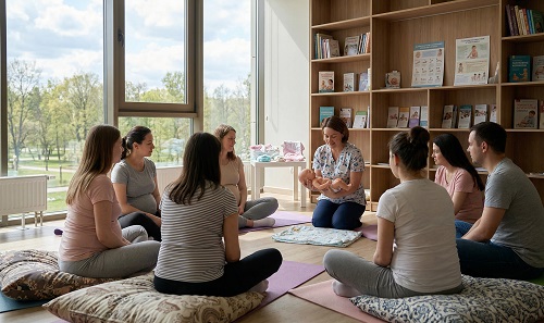 ФОТО: подготовка к родам и первым дням жизни с младенцем.